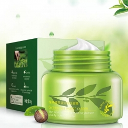 Освежающий восстанавливающий крем для лица Rorec Green tea с экстрактом зеленого чая