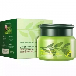 Освежающий восстанавливающий крем для лица Rorec Green tea с экстрактом зеленого чая