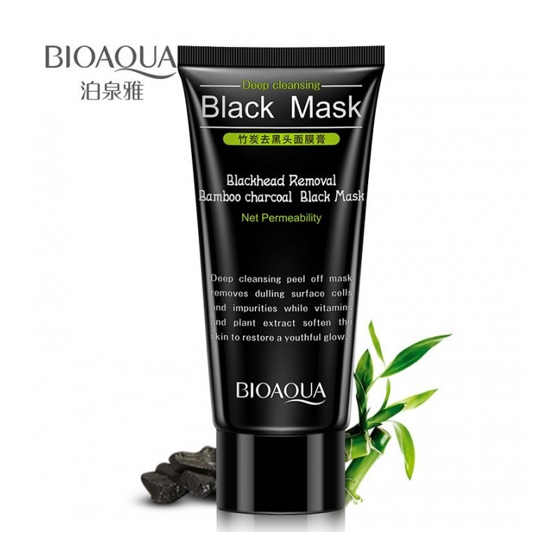 Bioaqua Черная маска с активированным углем от черных точек и прыщей